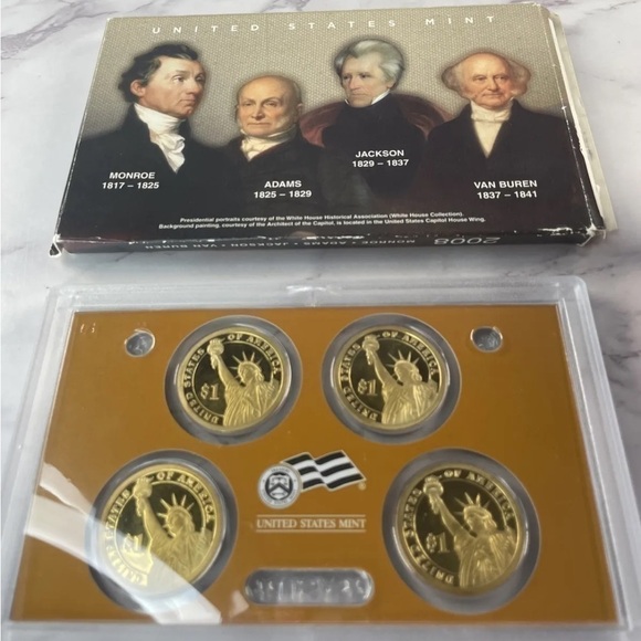 2008 U.S. Mint Presidential $1 Coin Proof Set - Picture 5 of 5